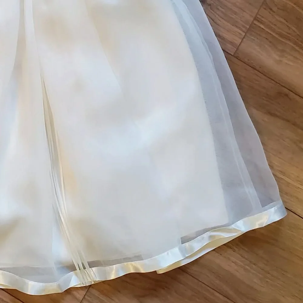 Piccolo Bacio Silk Baptism Gown 6m